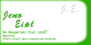 jeno eipl business card